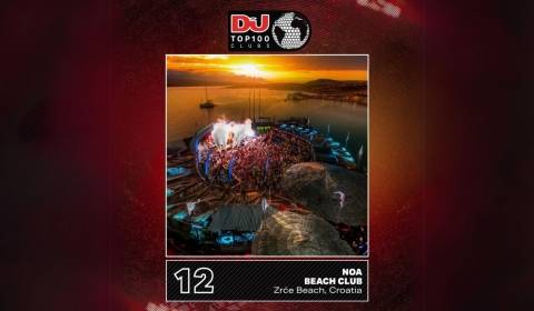 Celebrating  Global Success: Noa Beach Club ranks 12th in DJ Mag's TOP 100