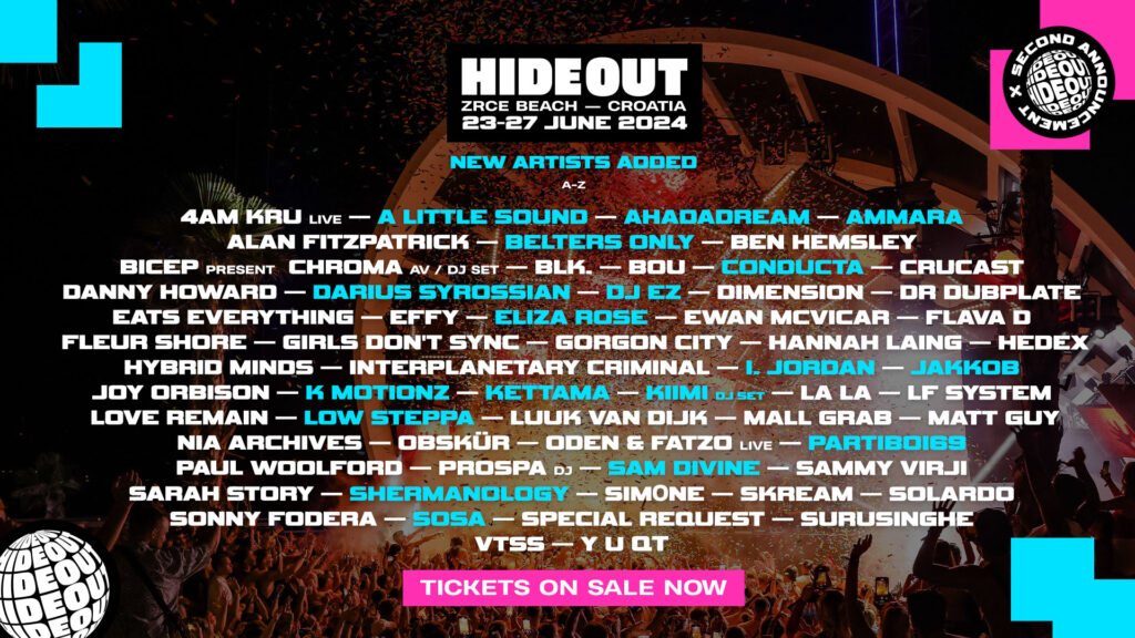 Hideout 2024 Line Up