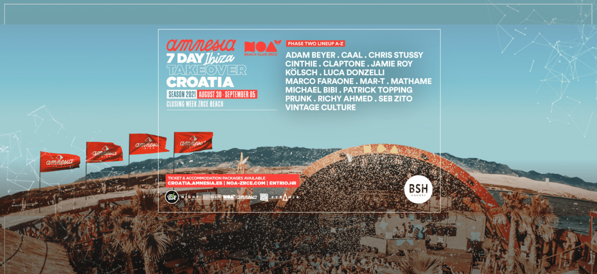 Amnesia 7-Day Ibiza Takeover in Croatia